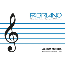 FABRIANO 17x24 cm 16 lap hangjegyfüzet 19100379 füzet
