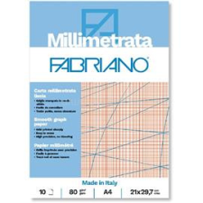 FABRIANO A4 80g 10lapos milliméterpapír tömb (FABRIANO_19100662) füzet