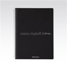 FABRIANO Ecoqua A4 70lapos fekete vonalas spirálfüzet (FABRIANO_19290209) füzet