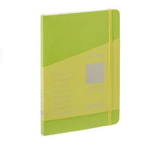 FABRIANO Ecoqua Plus A5 80 lapos világoszöld kockás notesz füzet
