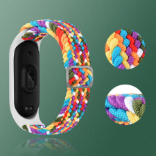 Fabric multicolor Xiaomi Mi Band szövet karkötő okosóra kellék