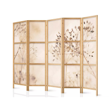  Fabulo 5 részes fa paraván - Szárított virágok bútor