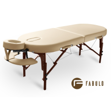  FABULO Diablo Oval Set összecsukható masszázságy Szín: krém szépségápolási bútor
