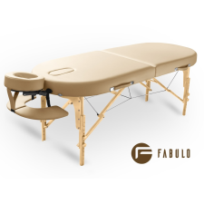  FABULO Guru Oval Set összecsukható masszázságy Szín: krém szépségápolási bútor