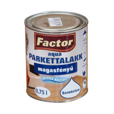 Factor Aqua Parkettalakk magasfényű 0,75 l favédőszer és lazúr