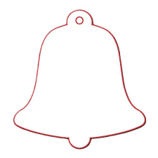  Fafigura, 5 db/csomag - harang 112 dekorációs kellék