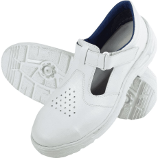 Fagum Stomil Fehér Mikroszálas Szandál, 912p/2f , S1 Src, 