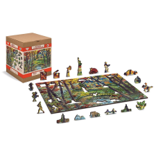 Faház az erdőben 2 az 1-ben puzzle puzzle, kirakós