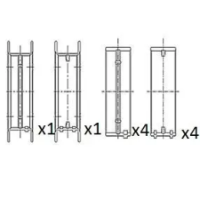FAI AutoParts főtengelycsapágy FAI AutoParts BM1040-STD autóalkatrész