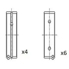 FAI AutoParts főtengelycsapágy FAI AutoParts BM1054-STD autóalkatrész