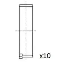 FAI AutoParts hajtókar csapágy BB2075-STD autóalkatrész