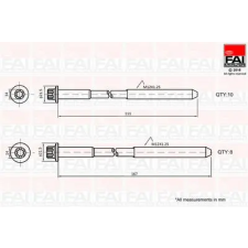 FAI AutoParts hengerfejcsavar-készlet B2124 autóalkatrész