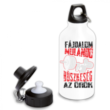Fájdalom múlandó, büszkeség az örök - Fémkulacs kulacs, kulacstartó