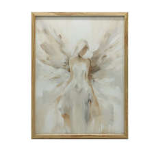 FAKERETES FALI PLAKÁT ANGYAL BEAUTY 30X40 CM grafika, keretezett kép