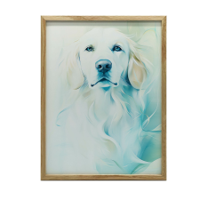  FAKERETES FALI PLAKÁT GOLDEN FRIEND 50x70 CM grafika, keretezett kép