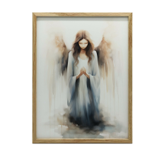 FAKERETES FALI PLAKÁT SZIMFÓNIÁJA KÉK 30x40 CM grafika, keretezett kép