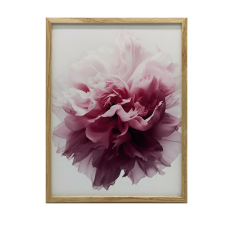  FAKERETES PLAKÁT FALRA PASTELL VIRÁG VARÁJA 50x70 CM grafika, keretezett kép