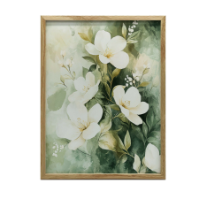 FAKERETES PLAKÁT FALRA, VIRÁGCSOKOR 50X70 CM grafika, keretezett kép