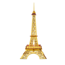 Fakopács 3D puzzle Eiffel-torony sárga puzzle, kirakós