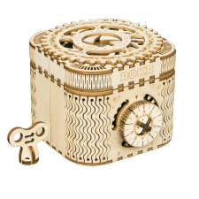 Fakopáncs 3D modell - Kincses doboz puzzle, kirakós