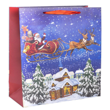 Fakopáncs Ajándéktasak - kicsi (Mikulás szánon) party kellék