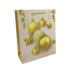 Fakopáncs Ajándéktasak - közepes (logó arany színű gömbök) ajándéktasak