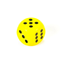Fakopáncs Fa dobókocka 1,5 cm (sárga) társasjáték