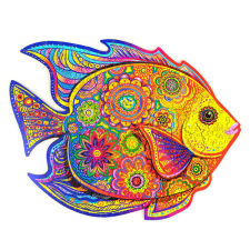 Fakopáncs Fa puzzle, színes A3 méretű (hal) puzzle, kirakós