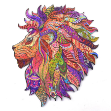 Fakopáncs Fa puzzle, színes A3 méretű (oldalra néző oroszlán) puzzle, kirakós