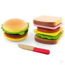 Fakopáncs Játék szendvics és hamburger konyhakészlet