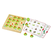 Fakopáncs Memóriajáték feladatlapokkal (zöld letakaró korongokkal) társasjáték