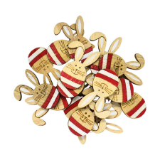 Fakopáncs Öntapadós figura 24 db-os (csíkos nyuszi) fajáték