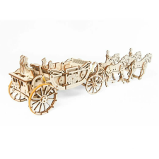 Fakopáncs UGEARS - Királyi hintó (mechanikus 3D modell) puzzle, kirakós