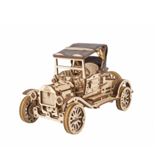 Fakopáncs UGEARS Retró autó UGR-T mechanikus modell puzzle, kirakós