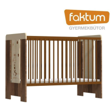 FAKTUM Makaó 60*120-as babaágy - zsiráf minta kiságy, babaágy