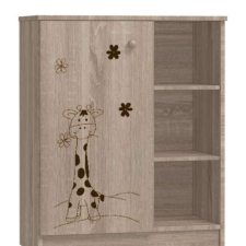 FAKTUM Mia Ifjúsági Komód - Sonoma Tölgy - 76x38x92 cm gyermekbútor