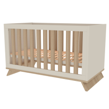 FAKTUM Sienna Cashmere Átalakítható Kiságy - 60x120 cm kiságy, babaágy