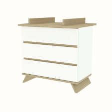 Faktum Sienna White -komód + pelenkázó toldalék pelenkázó