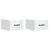  Fali éjjeli szekrény 2 pcs Fehér 34,5 x 33 x 20 cm Szerelt Fa