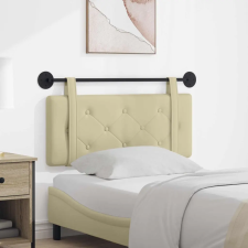  Fali Fejtámla Falra szerelhető Krém 100 cm Műbőr ágy és ágykellék