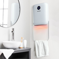  Fali fűtőtest törölközőszárítóval - 800/2000W - 240V - fehér fűtőtest, radiátor