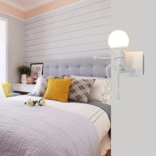  Fali lámpa / Single Loft fali lámpa - fehér, VIII világítás