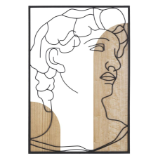  Fali panel david -b- 55x2x80cm grafika, keretezett kép