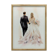 FALI PLAKÁT A SZERETET FINOMSÁGA FEKETE KERETBEN 70x100 CM grafika, keretezett kép