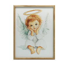 FALI PLAKÁT ANGEL'S CARE KERET NÉLKÜL TERMÉSZETES VIRÁGOK 50x70 CM grafika, keretezett kép