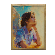  FALI PLAKÁT ANGYAL GONDOLATOK KERET NÉLKÜL 30x40 CM MATT PAPÍR grafika, keretezett kép