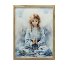 FALI PLAKÁT ANGYAL IMÁJA KERET NÉLKÜL 50x70 CM MATT PAPÍR grafika, keretezett kép