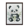  FALI PLAKÁT ARNYOS PANDA A LEVELEK KÖZÖTT KERET NÉLKÜL 60x90 CM