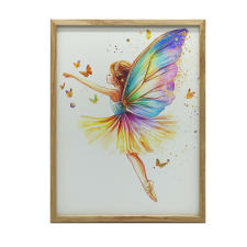 FALI PLAKÁT BALET BALLERINA LÁNYNAK KERET NÉLKÜL 30x40 grafika, keretezett kép