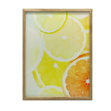 FALI PLAKÁT CITRUS CHARM SUMMER 40X50 CM KERET NÉLKÜL, MATT grafika, keretezett kép